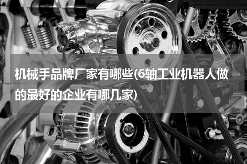 机械手品牌厂家有哪些(6轴工业机器人做的最好的企业有哪几家)