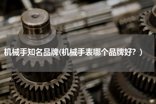 机械手知名品牌(机械手表哪个品牌好？)