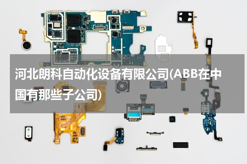 河北朗科自动化设备有限公司(ABB在中国有那些子公司)
