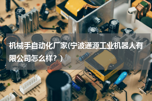 机械手自动化厂家(宁波通源工业机器人有限公司怎么样？)