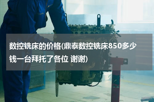 数控铣床的价格(鼎泰数控铣床850多少钱一台拜托了各位 谢谢)