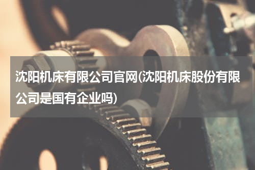 沈阳机床有限公司官网(沈阳机床股份有限公司是国有企业吗)