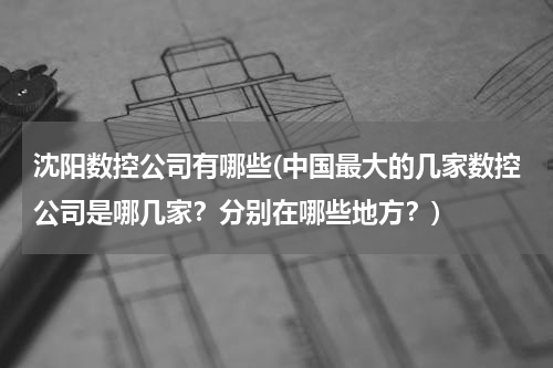 沈阳数控公司有哪些(中国最大的几家数控公司是哪几家？分别在哪些地方？)