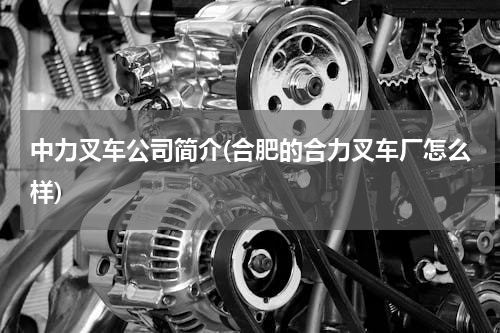 中力叉车公司简介(合肥的合力叉车厂怎么样)