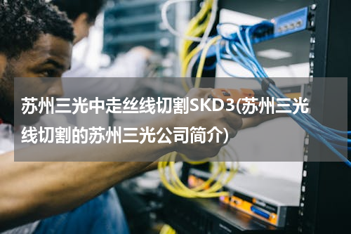 苏州三光中走丝线切割SKD3(苏州三光线切割的苏州三光公司简介)